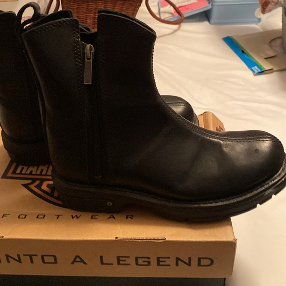 Harley Davidson boots 71/2 black - Picture 2 of 6